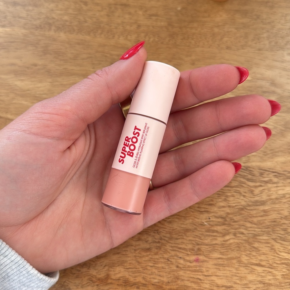 MAKE UP FOR EVER Super Boost Moisturizing & Plumping Lip Gloss Latte Glaze - Picture 7 of 7